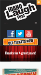 Mobile Screenshot of idaholaughfest.com